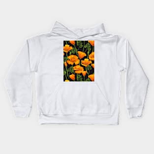 California poppies 2 Kids Hoodie